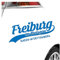 Kiwistar - Autoaufkleber - Freiburg Baden-Württemberg - Blau - 20x8cm - Heckscheibe Auto Aufkleber wetterfest für Kfz LKW Mofa Truck - Sticker außen selbstklebend Tuning Zubehör für Fenster Fahrzeug