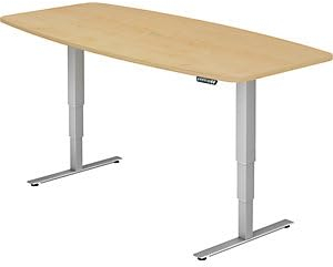 KAISER+KRAFT Konferenztisch mit Memoryschalter, Ahorn