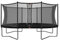 BERG Grand Favorit Trampoline Regular 520 cm schwarz + Safety Net Comfort | Premium Trampolin, Hohe Qualität Kinder Trampolin, Robust und Sicher, Oval