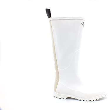 SUPERGA - Stivaletti,uomo donna,Bianco,da pioggia,modello 799 RUBBER BOOTS LETTERING,numero: 37