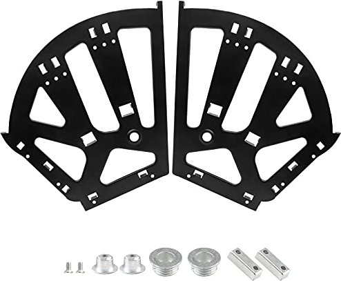 PHITUODA 3 Schichten Schuhe Schublade Schrank Scharniere Flip Frames, Schwarz Schuhschrank Ersatzbeschläge Edelstahl für Küche Wohnzimmer 1 Paar