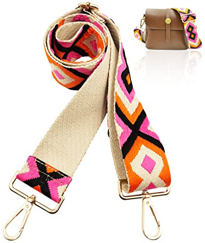 Breite 5cm Taschengurt Bunter Schultergurt Tragegurt Längenverstellbarer 75-130cm für Schultertasche Tragetaschen