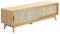 Bo Living Java Rattan and Oak Unit for TVs up to 60, One Size
