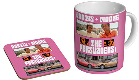 The Persuaders! Classic Kaffeetasse + Untersetzer aus Keramik