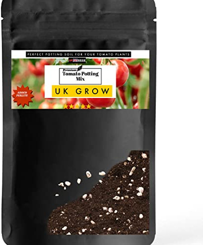 UK GROW - 10L - Tomato Compost for Thriving Gardens- Premium Pottintg Mix - Boost Your Harvest with Nutrient-Rich Organic Soil Amendment