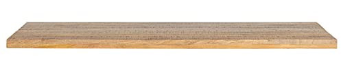 WOOOD Tablo Tischplatte 180x90 cm - Esstischplatte aus Mangoholz Schreibtischplatte Bürotischplatte 180x90x6 cm