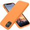 OTOFLY Compatible with iPhone 11 Case,ultra slim fit iPhone case liquid silicone gel cover with full body protection anti-scratch shockproof case,Orange