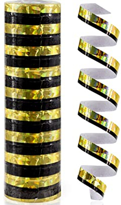 Godan Luftschlangen schwarz Gold