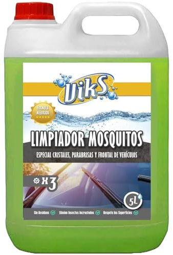 Viks | Nettoyant casque de moto | Éliminateur de moustiques et de fientes d'oiseaux | Produit conçu pour éliminer sans effort coincés et les fientes d'oiseaux | 5L