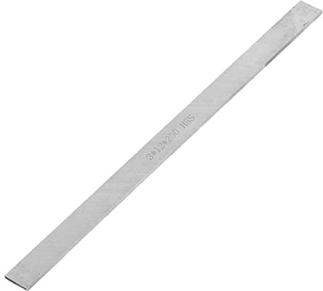 Lama per Coltello in Acciaio 200 Mm/7,9 Pollici, Billette per Produzione di Coltelli, Barre Grezze in Acciaio HSS per Coltelli Artigianali e Utensili per Tornio Altri
