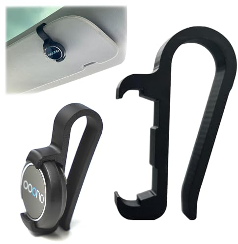 Halterung Sonnenblende für Ooono Co-Driver No1 No2, Schwarz Generisch Halterung Sonnenblende 1pcs, Mount/Clip für Sonnenblende