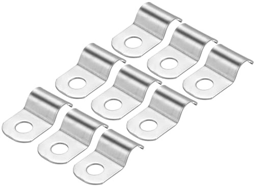 QUARKZMAN 60 Stück Rohrschellen Edelstahl- Befestigungsschelle Schlauchschnalle Kabelschellen | Rohrhalter für Rohrdurchmesser Ø 5mm