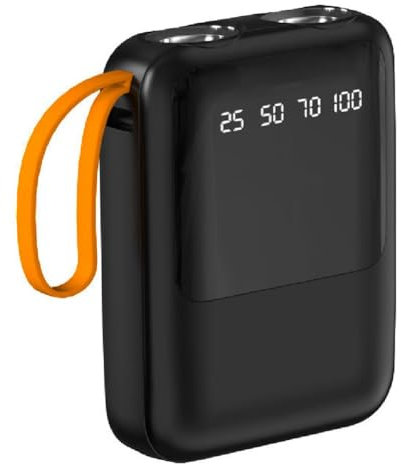 Powerbank-Box 3X18650 4 in 1, per batteria fai da te, USB tipo C, con torcia per la ricarica di telefoni cellulari, A