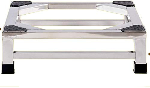 Portable Washing Machine Roller Pulley， Rollers Machine Base Mobile Special Base Household Appliance Base Washing Machine Base Air Conditioning Base -proof Impact Bracket appliance base(Size:56*56cm)