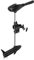 12V 58LBS Trolling Motor Electric Outboard Motor, 8 Speed Kayak Trolling Motor with LED Battery Monitoring & Telescopic Handle, Fishing Inflatable Boat Motor Propeller Less Noise