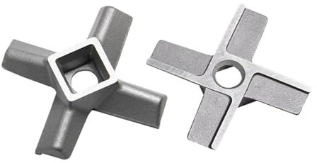 DEYIN 2 stücke Fleischwolf Messer Edelstahl Fleischwolf Klinge #5 for HR2526 HR 2708 2714 2721 2728 Küchengerät Ersatzteile