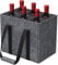 Lifewit Sac Bouteille avec Poignées, Porte Bouteille en Feutre Robuste avec 6 Compartiments, Sac de Transport pour 6 Bouteilles de 1,5 L de Vin, Bière, Champagne, 30 x 20 x 26 cm