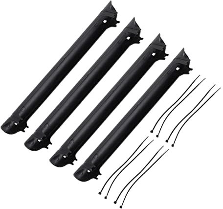 PAMINGONO Bike Chain Sticker Set 4pcs Black Bicycle Frame Protection Vinyl Decals Mountain Road Bike Chain Stay Cover for Cycling Frame Guard