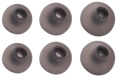 Bamyli 3 Paar Silikon Ohrstöpsel Kompatibel mit Samsung Galaxy Buds 2 R177, In-Ear Ersatz Ohrstöpsel für Samsung Galaxy Buds 2 S/M/L 3 Größen (schwarz)