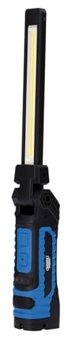 Draper Expert 31103 SMD/COB LED USB Rechargeable Flex Slim Worklight with Charging Station, 5W, 1000 Lumens, USB-C Cable Supplied