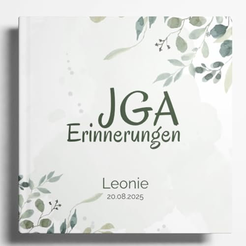 YMEMOS JGA Gästebuch zum ausfüllen personalisiert | Erinnerungsalbum Braut für Männer & Frauen JGA Fotobuch Junggesellinnenabschied Ideen