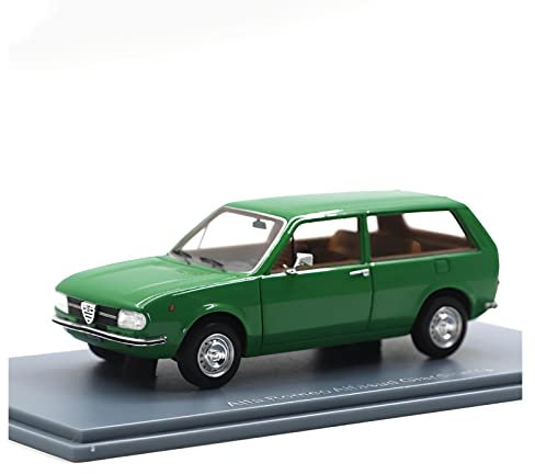 YRXIAO Alloy Car Scala Model per Alfa Romeo Alfasud Giardinetta 1 43 Modello di Auto in Resina Display Ornamento Statico Veicolo in Scala da Collezione