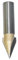 GYQIZSS Broca en V de carburo de tungsteno de 45 a 60 grados, fresa de grabado 3D en forma de V, herramienta de carpintería CNC for madera contrachapada de madera dura
