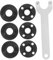 Holibanna 1Set Angle Grinder Wrench Set with Flange Nuts Accessories Compatible with Threaded Shaft for Easy Repairs and Maintenance