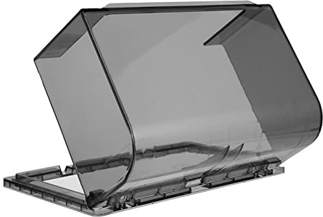 Lurrose 2 Stück Wasserdichte Steckdosenschutzhülle für schützend doppelt Buchse schalten Wandhöhleabdeckung Steckdosenabdeckung Sockelabdeckungen p.s Black