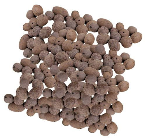 Abaodam 1 Packung Ceramsite Blumenerde Dekoration Atmungsaktive Tongranulat für Pflanzen für Zimmerpflanzen und Gartenprojekte Kiesgröße Fördert Wurzelwachstum und Drainage
