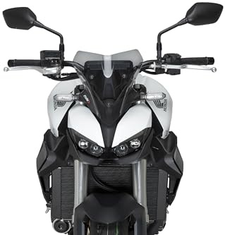 Puig 22381H New Generation Sport; aerodynamic sport windscreen; made of high-resistance PMMA; includes metal brackets and TÜV approval, Smoke