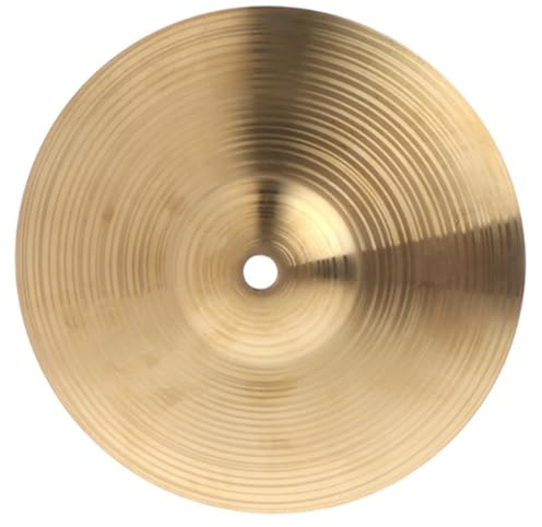 Koolenry 10-Inch Brass Cymbal Metal Crash Cymbal Drum Cymbals Drum Percussion Musical Instrument for Players, Easy to Use Fine Workmanship