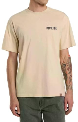 Dickies Men's Pelham Back Graphic T-Shirt, Wood, S