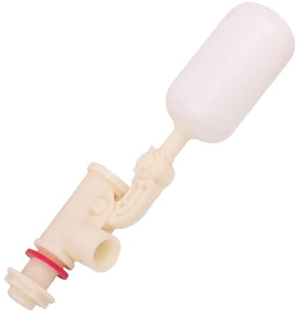 QUXVUIS Schwimmerventil 1/2 Zoll, automatische Tränkeschale, Kugelventil mit einstellbarem Arm zur Steuerung des Wasserstands, Viehbedarf, Schwimmer 1/2 Zoll Wasserkugel