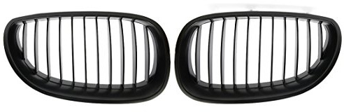 sourcing map Front Nieren Kühlergrill Grill 42803 Matte schwarz für BMW E60 E61 5 Serie M5 03-09