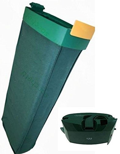 FOLLETTO VK 122 SACCA COMPLETA+ CALOTTA COPRI MOTORE VORWERK NO ORIGINALE