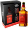 Jack Daniel's Fire Set - Geschenkkarton inkl. 2 Original Gläser | Ideal zum Verschenken (1 x 0,7 Liter)
