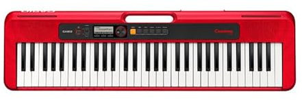 Casio Casiotone, 61-Key Portable Keyboard with USB, RED (CT-S200RD)