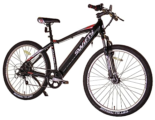 AT656 Electric Bike from Swifty – 36 volt Electric Bike for Adults – All Terrain Ebike Perfect for Hitting the Trails – Up to 30 Miles on One Charge – 7 Speed Shimano Gears