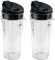 Joyparts tazas de repuesto para licuadora Nutri Ninja, paquete de 2 tazas de 16oz y tapa Sip & Seal para Ninja Series BL770 BL780 BL660 All Pro 4Tabs licuadoras