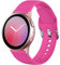 Dirrelo Sportivo Cinturino Compatibile con Samsung Galaxy Watch Active/Active 2 40mm/44mm, Ricambio in Silicone per Galaxy Watch 42mm/Gear Sport/Gear S2 Classic/Garmin 20mm da Donna Uomo, Rose Red S