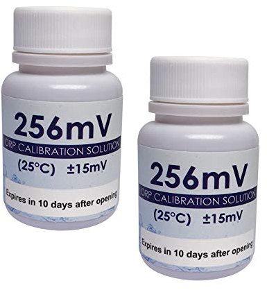 Gain Express ORP Redox-Messgerät-Tester, -1999 ~ 1999 mV, 1-Punkt-Kalibrierung, Oxidationsreduzierungspotential (ORP Sol'n 30 ml x 2 Stück)