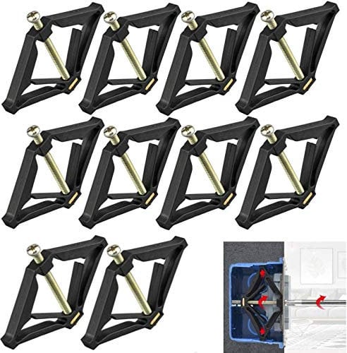 10Pcs Wall Mount Switch Box Repair Tool Secret Stash for 86mm Wall Outlet Switch Cassette Repairer Support Rod Electrician Accessories Switch Cassette Repairer