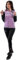GIVOVA TUTA DONNA 103 CON CAPP. in FELPA VIOLA/NERO Tg. XS