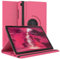 EAZY CASE - Tablet Hülle für Samsung Galaxy Tab A7 Schutzhülle 10.4 Zoll Smart Cover Tablet Case Rotationcase zum Aufstellen Klapphülle 360° drehbar mit Standfunktion Tasche Kunstleder Pink