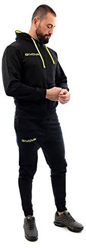 Givova Passen König 4 Saison,M,Schwarz/Fluogelb,Unisex