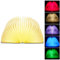 Mobxpar Hölzerne Faltende Buchlampe, LED Stimmungsbeleuchtung, Buch Lampe, Nachttischlampe, Tischleuchte, Dekorative Lichter/Nachtlicht, USB Aufladbare, 360°Faltbar, Weißer Ahorn (12 * 9 * 2.5 cm)