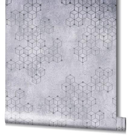 Anaglypta RD8306 Vinyl Hexis Geometric Wallpaper