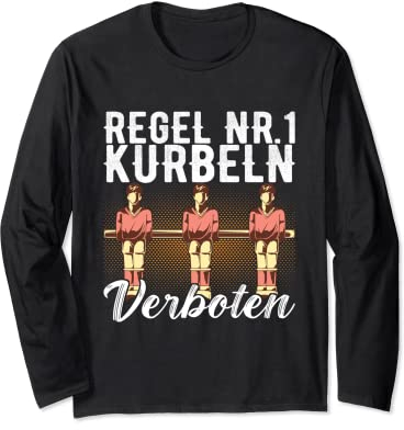 Tischfussball Figuren Trikot Tischkicker Zubehör Kickern Langarmshirt