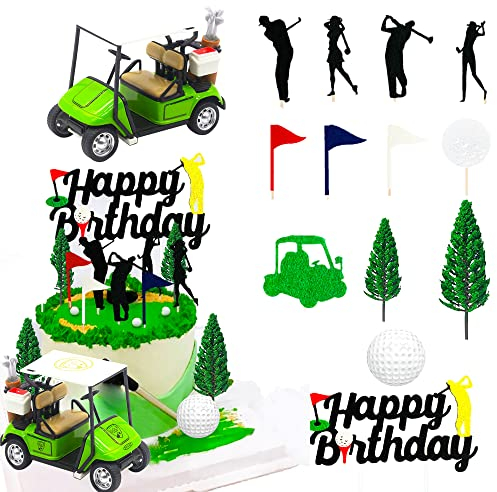 Golf Cake Decoration Heading for the Green Cake Topper Golf Themed Cake Decorations Golf Party Supplies Golf Party Favors Golf Birthday Decoration